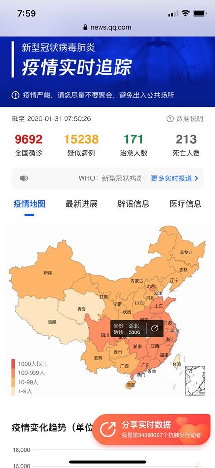 武漢肺炎最新情報2